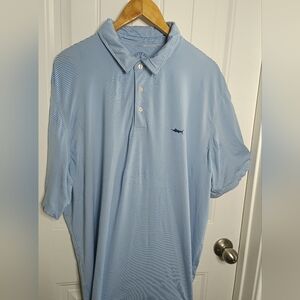 Anchor Boys Stripe Marlin Tech Polo Men's 2XL XXL